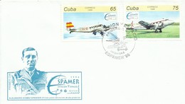 CUBA, SOBRE PRIMER DIA   AEREO AÑO  1996 - Lettres & Documents