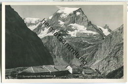 Baumgartenalp Mit Tödi - Neue Fridolinshütte - Foto-Ansichtskarte - Verlag H. Schönwetter Elmer Glarus 40er Jahre - Elm