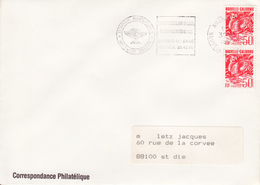 Polynésie Donner Aujourd'hui Recevoir Demain Banque Du Sang NOUMEA 30 Juillet 1991  Flamme - Lettres & Documents