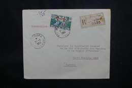 POLYNÉSIE - Enveloppe En Recommandé De Mataura Pour Papeete En 1964, Affranchissement Plaisant - L 52175 - Covers & Documents