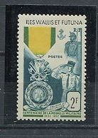 WALLIS ET FUTUNA 1952 - Yvert 156 - Medaille Militaire - Neuf * (MLH) Avec Trace De Charniere - Unused Stamps