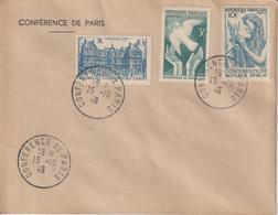 Oblitération Conférence De Paris (29/07/1946 Au 15/10/1946) 15-10-1946 Dernier Jour - 1921-1960: Moderne