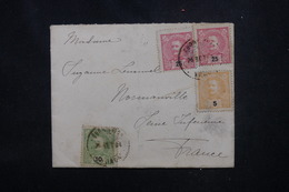 PORTUGAL - Enveloppe Pour La France En 1904, Affranchissement Plaisant - L 52205 - Covers & Documents