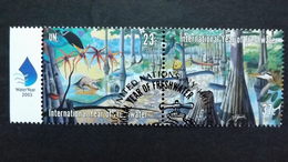 UNO-New York 929/0 Oo/ESST, Internationales Jahr Des Süßwassers, Tropische Flusslandschaft Mit Mangrovensumpf - Used Stamps