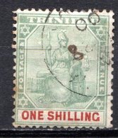 TRINITE & TOBAGO - (Colonie Britannique) - 1896 - N° 50 - 1 S. Vert Et Rouge-brun - (Britannia) - Trindad & Tobago (...-1961)