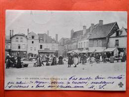 CPA (18) Vierzon.  La Place Du Marché Au Blé.  (L727) - Vierzon