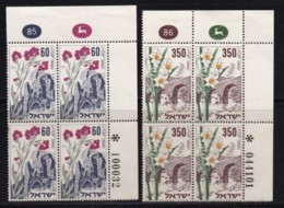 ISRAEL, 1954, Unused Stamp(s) Cylinder Block, No Tab, Independence, SG 94-95 Scannr. X1174 - Ongebruikt (zonder Tabs)