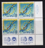 ISRAEL, 1992, Unused Stamp(s) Control Block, With Tab, European Single Market, SG1198, Scannr. X1125 - Ungebraucht (ohne Tabs)