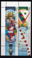 ISRAEL, 1993, Unused Stamp(s) Control Block, With Tabs, Scientific Concepts, SG1205-1208, Scannr. X1126 - Unused Stamps (without Tabs)