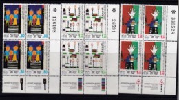 ISRAEL, 1993, Unused Stamp(s) Control Block, With Tabs, Road Safety, SG1213-1215, Scannr. X1126 - Nuevos (sin Tab)