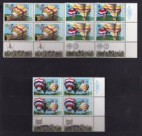 ISRAEL, 1994, Unused Stamp(s) Control Block, With Tabs, Hot Air Balloons, SG 1243-1245, Scannr. X1130 - Neufs (sans Tabs)