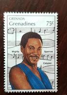 GRENADA GRENADINES Musique, Music, Musica, 1 Valeur émise En 1996. Mighty Sparrow. Neuf Sans Gomme - Musique