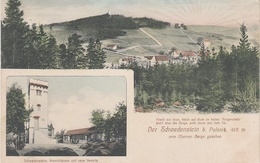 AK Schwedenstein Gasthof Baude Turm A Ohorner Berge Pulsnitz Ohorn Steina Gickelsberg Weißbach Gersdorf Großröhrsdorf - Pulsnitz