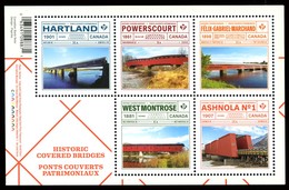 Canada (Scott No.3180 -  Covered Bridges) [**] SS - Blocks & Sheetlets