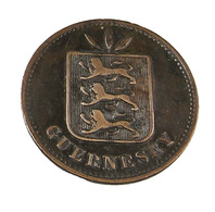 4 Doubles - Guernesey - 1906 - Bronze - TTB - - Guernesey
