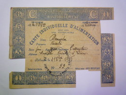 GP 2020 - 2293  CARTE De RATIONNEMENT  1918  (LIEOUX  Haute-Garonne)   XXX - Ohne Zuordnung
