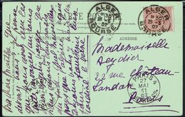 Algérie - Correspondance D'Alger Pour Paris Sur CPA "Au Bord D'un Oued" Beaux Cachets 25 Et 27 Mai 1907 - B/TB - - Covers & Documents