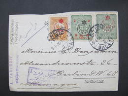 BRIEF Galata - Berlin 1916    ///  D*41863 - Storia Postale