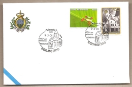 San Marino - Busta Con Annullo Speciale: 1700° Anniversario Dell'Armenia - 2001 - Storia Postale