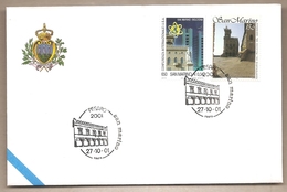 San Marino - Busta Con Annullo Speciale: Pesaro 2001 - 2001 - Storia Postale