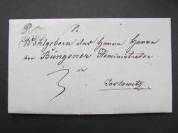 BRIEF Retz B. Hollabrunn - Znaim - Joslowitz 1849 ///  D*41872 - ...-1850 Voorfilatelie