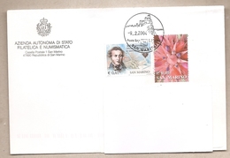 San Marino - Busta Viaggiata Per L'Italia - 2004 - Lettres & Documents