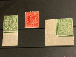 Gran Bretaña Nº 107, 134. Año 1902-12. - Unused Stamps