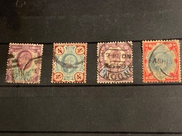 Gran Bretaña Nº 108, 112/13, 117. Año 1902-12. - Unused Stamps