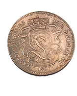 1 Cent - Belgique - 1887 - Cuivre - TTB - - 1 Centime