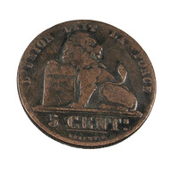 5 Centimes - Belgique - 1850 - Cuivre - TB +   - - 5 Centimes