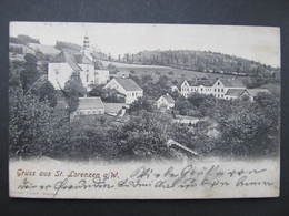 AK ST. LORENZEN Am Wechsel B. Fürstenfeld 1903 ///  D*41896 - Fürstenfeld