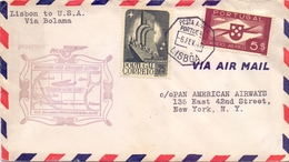 PORTUGAL AIR MAIL 1941  SPECIAL RUBBER STAMP  (FEB20B011) - Usati
