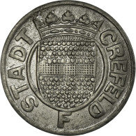 Monnaie, Allemagne, Stadt Crefeld, Kriegs-Ersatzgeld, Crefeld, 10 Pfennig, 1919 - Noodgeld