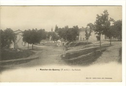 Carte Postale Ancienne Monclar De Quercy - Le Foirail - Montclar De Quercy