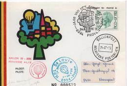 BALLONPOST  MPL DELOVIE  7e VOL D'ETE  24-6-73 - Storia Postale