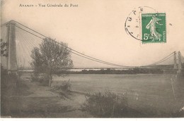 ARAMON  Vue Générale  Du  Pont Suspendu  (1910 ) - Aramon