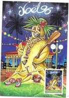 Nouvelle Caledonie . Entier Carte Postale  Noël 96 . Neuve - Interi Postali