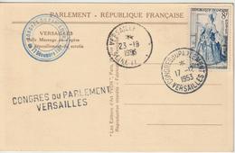 France Oblit Congrès Du Parlement 1953 - 1921-1960: Période Moderne