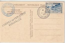 France Oblit Congrès Du Parlement 1953 - 1921-1960: Période Moderne