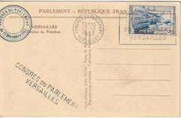 France Oblit Congrès Du Parlement 1953 - 1921-1960: Période Moderne