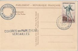 France Oblit Congrès Du Parlement 1953 - 1921-1960: Période Moderne