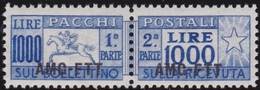 Trieste - 305 ** Pacchi Postali 1954 - Soprastampati N. 26. Cat. € 250,00. SPL - Pacchi Postali/in Concessione