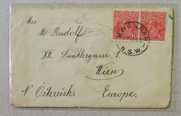 Busta Di Lettera Kogarah-Vienna - Storia Postale