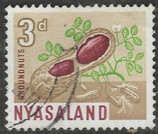 Nyasaland. 1964 Definitives. 3d Used. SG 202 - Nyassaland (1907-1953)