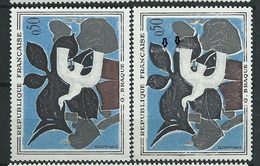 [31] Variétés : N° 1319 Braque Taches Blanches + Normal  ** - Neufs