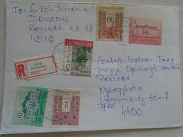 D170765  Hungary - Registered Cover   - Cancel  DEMECSER  - 1999 - Cartas & Documentos