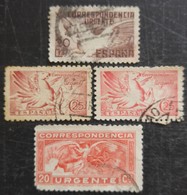 Timbres Urgent N° 15_ N° 25a_ N° 30 En Deux Nuances De Couleur - Correo Urgente