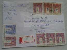 D170795  Hungary - Registered Cover   - Cancel    USZKA - 1999 - Covers & Documents