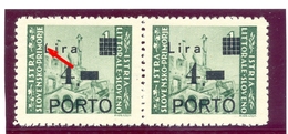 Italy, Yugoslavia - PS No. 10, Type Ia Pair With Error Of Overprint D10W.5-56, Novakovic. - Ocu. Yugoslava: Litoral Esloveno