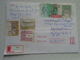 D170806  Hungary - Registered Cover   - Cancel  VÁSÁROSNAMÉNY - 1999 - Cartas & Documentos